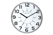 Dekoracje - Unilux Pop Clock metal grey - 400094283