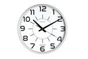 Dekoracje - Unilux Maxi Pop Clock metal grey - 400094488