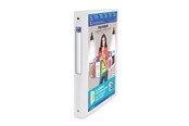 Teczka i podkladka z klipsem - Oxford Ring Binder Polyvision A4 30mm Spine 4 rings translucent Clear - 100201432