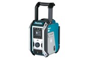 Radio DAB i budzik - Makita DMR115 Job Site Radio Bluetooth/DAB (solo) - DAB/DAB+/FM - Stereo - Niebieski - DMR115