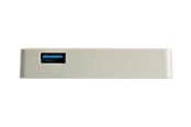 Adapter Sieciowy  (karta sieciowa, serwer druku, itp.) - StarTech.com USB 3.1 USB-C Ethernet Adapter with Extra USB Port - White - network adapter - US1GC301AUW
