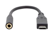 Kabel wyświetlacza - DIGITUS USB-C to headphone jack adapter - audio / USB - 20 cm - AK-300321-002-S