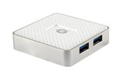 USB hub - Conceptronic HUBBIES03W - Version 1 - hub - 4 ports USB hub - 4 - USB 3.2 - Biały - HUBBIES03W