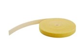 Zarządzanie kablami - StarTech.com 25ft. Hook and Loop Roll - Yellow - Cable Management - hook & loop fastener - HKLP25YW