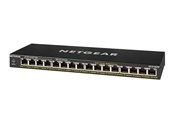 Switch - Netgear GS316PP 16-Port Gigabit Ethernet Unmanaged PoE+ Switch with FlexPoE (183W) - GS316PP-100EUS