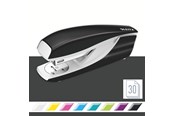 Dziurkacz i zszywacz - Leitz Zszywacz średni metalowy  NeXXt Series Czarny - 55021095