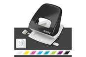 Dziurkacz i zszywacz - Leitz Dziurkacz duży metalowy  WOW NeXXt Czarny - 50081095