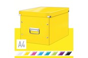 Archiwizacja i przechowywanie - Leitz Pudło do przechowywania  Click & Store WOW Cube, rozmiar L Żółty - 61080016