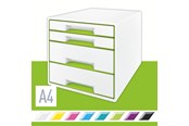 Akcesoria do biura - Leitz Pojemnik z szufladami  WOW CUBE Zielony - 52132054