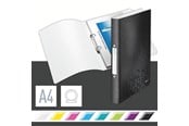 Teczka i podkladka z klipsem - Leitz Ringbinder WOW PP A4 2RR/25mm Black - 42570095