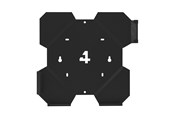 Akcesoria dla graczy - 4Mount Wall mount for PS4 Slim - Black - Miscellaneous Akcesoria do konsoli do gier - Sony PlayStation 4 - 4M-PS4S-B-V1