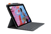 Klawiatura - Logitech Slim Folio iPad 10.2" (7th gen) - UK - Etui z klawiaturą - Angielski (UK) - Szary - 920-009480