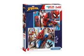 Puzzle - Clementoni Puzzle Spiderman 2x60st. Podłoga - 21608
