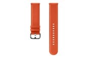 Smartwatch - akcesoria - Samsung Galaxy Watch Active2 - Leather Strap - Orange - ET-SLR82MOEGWW