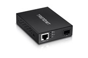 Wzmacniacz i transceiver  - TRENDnet TFC-PGSFP Gigabit PoE PD SFP Fiber Media Converter - TFC-PGSFP