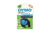 Papier, papier fotograficzny i etykiety - DYMO ® LetraTag Tape 12mm x 4m (black on blue) 1-blister - S0721650
