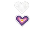Kreatywne gry - Hama Ironing Beads Plate-Heart Small - 236
