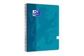 Zeszyty, notesy i formularze - Oxford Notatnik Touch A4 w kratkę 5 mm okładka soft touch podwójny drut 180 stron - 400103996