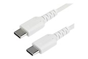 Kabel USB - StarTech.com 1 m / 3.3 ft. USB C Cable - White - Aramid Fiber - USB-C cable - 1 m - RUSB2CC1MW
