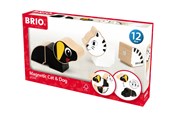 Zabawki dla niemowlat - Brio Magnetic Cat and Dog - 30269