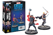 gry-planszowe-karciane-i-kosci - Asmodee Marvel Crisis Protocol Thor & Valkyrie - FMSG11