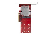 Dysk twardy - akcesoria - StarTech.com x8 Dual M.2 PCIe SSD Adapter - PCIe 3.0 - PCI Express M.2 SSD Adapter Card- For PCIe NVMe and PCIe AHCI M.2 SSDs - interface adapter - M.2 Card - PCIe 3.0 x8 - PEX8M2E2