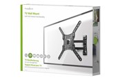 Uchwyty ścienne, uchwyty AV i meble AV - Nedis TVWM1530BK - wall mount (full-motion) - Max 30 kg - recommended for 55" - TVWM1530BK