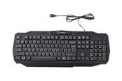 Klawiatura - Nedis Gaming - Klawiatura gamingowa - Universal - Czarny - GKBD100BKUS