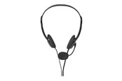 Słuchawki, zestaw słuchawkowy - Nedis CHST100BK - headset - CHST100BK