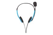 Sluchawki, zestaw sluchawkowy - Nedis CHST100BU - headset - CHST100BU