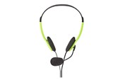 Słuchawki, zestaw słuchawkowy - Nedis CHST100GN - headset - CHST100GN