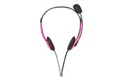 Słuchawki, zestaw słuchawkowy - Nedis CHST100PK - headset - CHST100PK