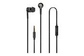 Słuchawki, zestaw słuchawkowy - Nedis HPWD2020BK - earphones with mic - HPWD2020BK