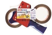 Tasmy i Kleje - tesa pack Ultra Strong Packaging Tape 2 x 66m x 50mm + Dispenser Brown - 57108-00000-01