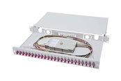 Akcesoria sieciowe - DIGITUS 1U - Fiber Optic Sliding Splice Box - DN-96332-4