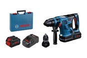 Wiertarka i śrubokręt elektryczny - Bosch Professional BOREHAMMER GBH 18V-34 C 2X8AH PC - 0611914002