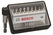 Wiertla & Bity - Bosch BITSSÆT S3 T8 - 40 XH QH 25MM 9 STK - 2607002562