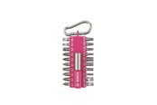 Wiertla & Bity - Bosch BITSSÆT MED KARABINHAGE 21DELE FUCHSIA - 2607002821