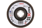 Szlifierka katowa - Bosch LAMELSLIBESKIVE XLOCK SKRÅ BFM 125 K80 - 2608621769