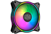 Wentylator obudowy - Cooler Master MasterFan MF120 HALO - Wentylator obudowy - 120mm - Czarny ze światłem RGB - 30 dBA - MFL-B2DN-18NPA-R1