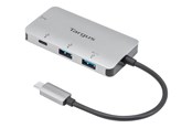 USB hub - Targus USB-C MP H w 2xUSB A 2xUSB-C USB hub - 4 - Szary - ACH228EU