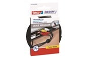 Zarzadzanie kablami - tesa On & Off Cable Manager 10mm x 500cm Black - 55239-00000-01