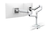 Uchwyt na monitor - Ergotron LX Dual Stacking Arm with Under Mount C-Clamp - 45-502-216