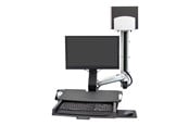 Uchwyt na monitor - Ergotron SV Combo System with Worksurface & Pan Medium CPU Holder - mounting kit (Lift and Pivot) - 45-595-026