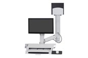 Uchwyt na monitor - Ergotron SV Combo System with Worksurface & Pan Medium CPU Holder - mounting kit (Lift and Pivot) - 45-595-216