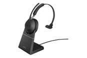 Sluchawki, zestaw sluchawkowy - Jabra Evolve2 65 Link380a UC Mono Stand Black - 26599-889-989
