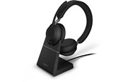 Sluchawki, zestaw sluchawkowy - Jabra Evolve2 65 Link380c UC Stereo Stand Black - 26599-989-889