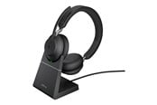 Sluchawki, zestaw sluchawkowy - Jabra Evolve2 65 Link380a MS Stereo Stand Black - 26599-999-989