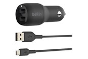 Telefon - Adapter i Ładowarka - Belkin BOOST CHARGE Dual Charger - CCB001BTBK