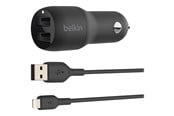 Telefon - Adapter i Ładowarka - Belkin BOOST CHARGE Dual Charger - CCD001bt1MBK